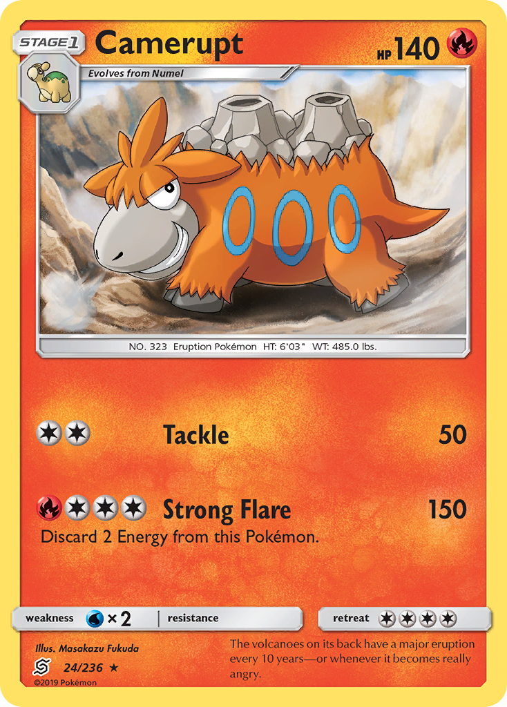 Camerupt (24/236) [Sun & Moon: Unified Minds] | Good Games Cannington