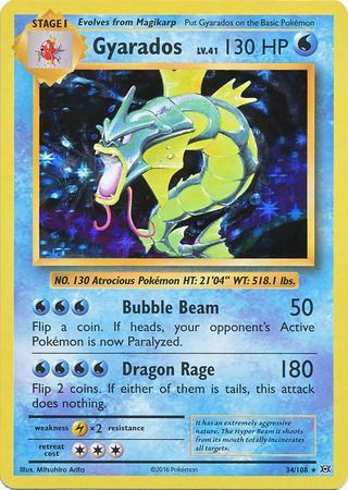 Gyarados (34/108) [XY: Evolutions] | Good Games Cannington