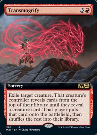 Transmogrify (Extended Art) [Core Set 2021] | Good Games Cannington