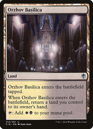 Orzhov Basilica [Commander 2016] | Good Games Cannington