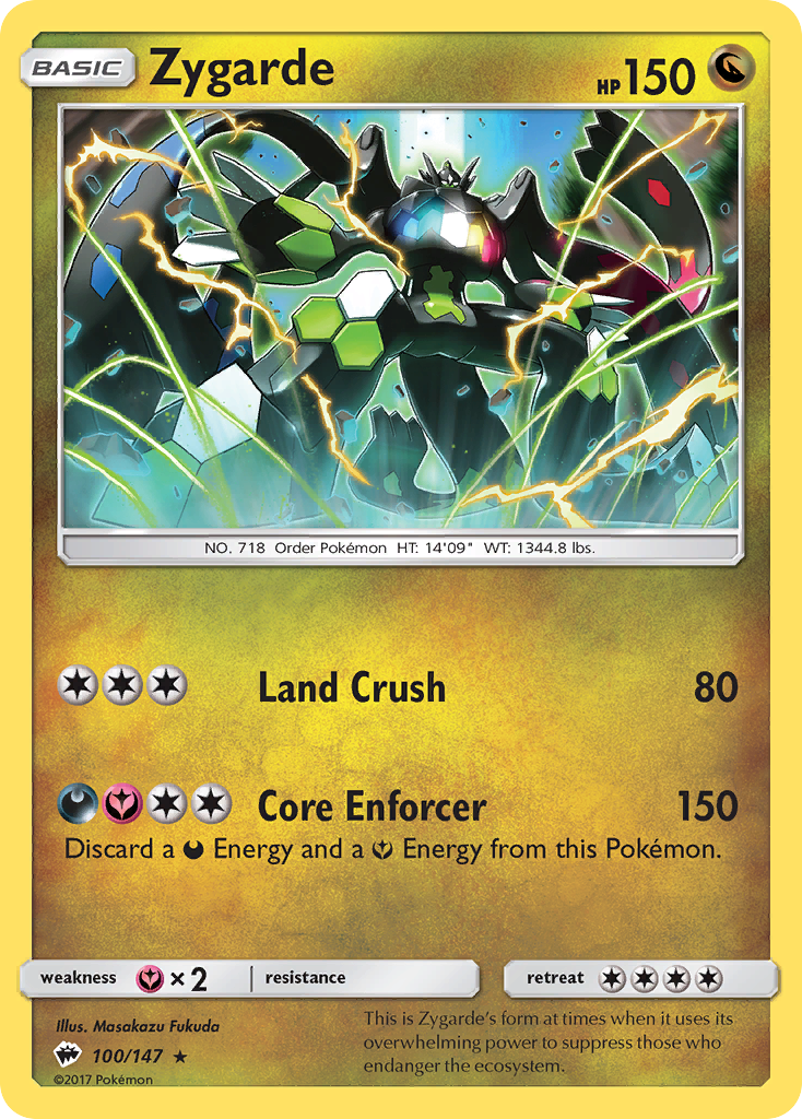 Zygarde (100/147) [Sun & Moon: Burning Shadows] | Good Games Cannington