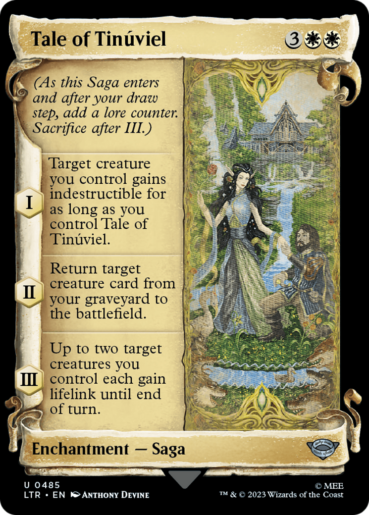 Tale of Tinuviel [The Lord of the Rings: Tales of Middle-Earth Showcase Scrolls] | Good Games Cannington