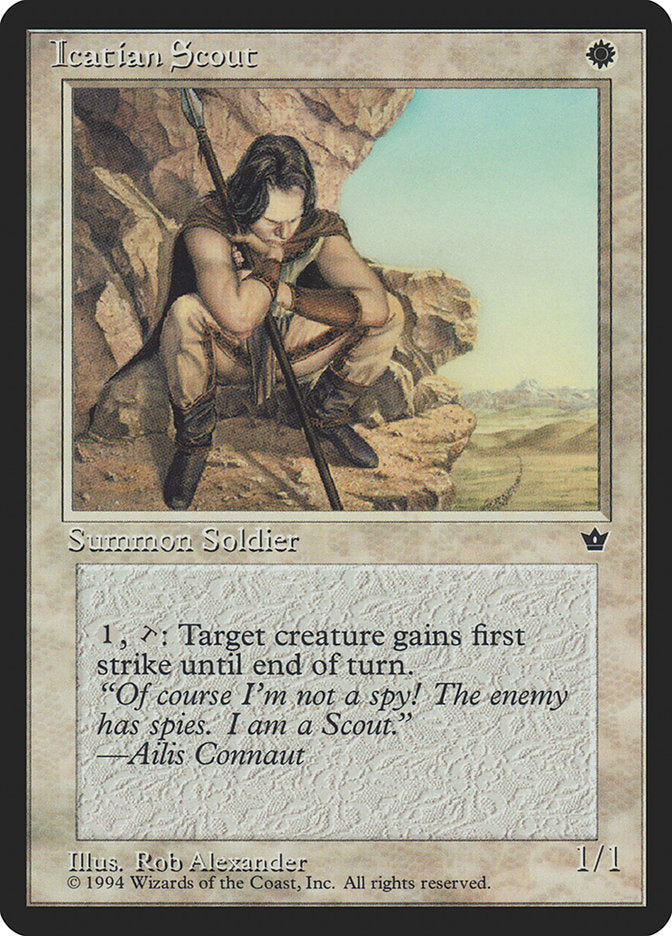 Icatian Scout (Rob Alexander) [Fallen Empires] | Good Games Cannington