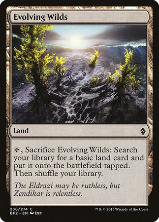 Evolving Wilds [Battle for Zendikar] | Good Games Cannington