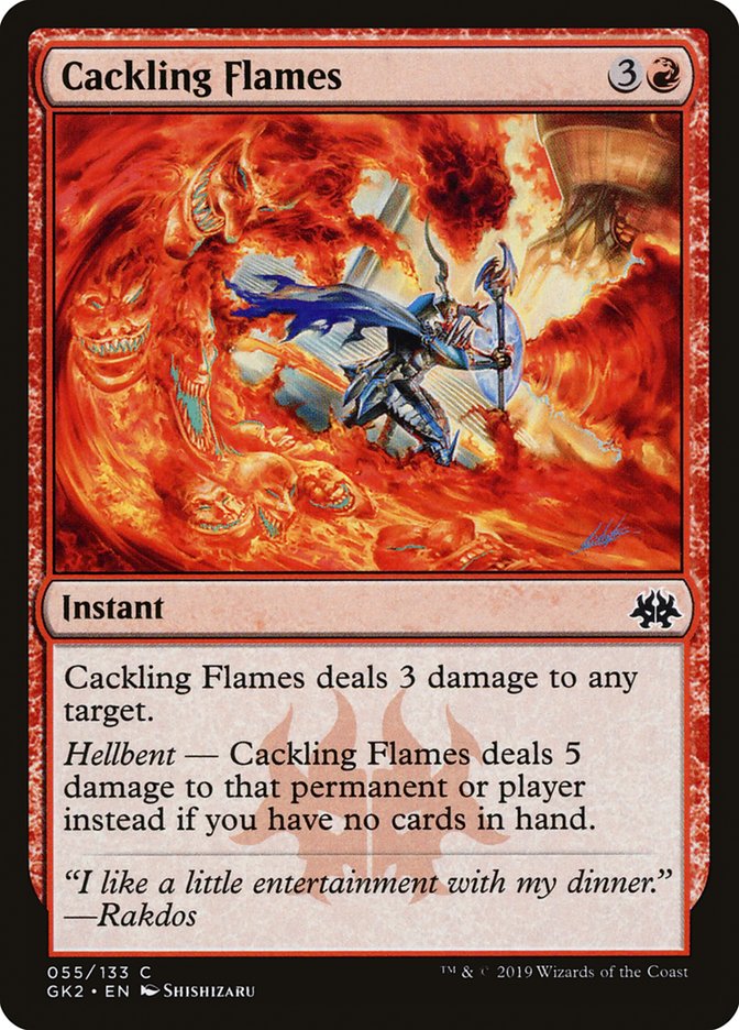 Cackling Flames [Ravnica Allegiance Guild Kit] | Good Games Cannington