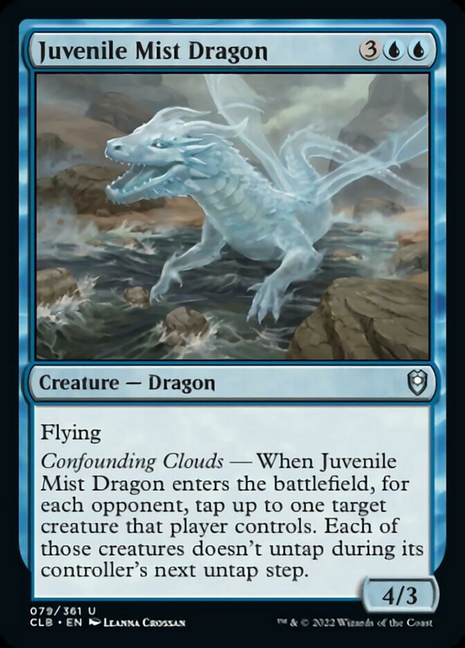 Juvenile Mist Dragon [Commander Legends: Battle for Baldur's Gate] | Good Games Cannington
