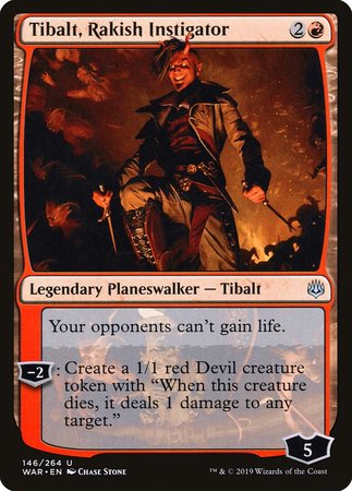 Tibalt, Rakish Instigator [War of the Spark] | Good Games Cannington