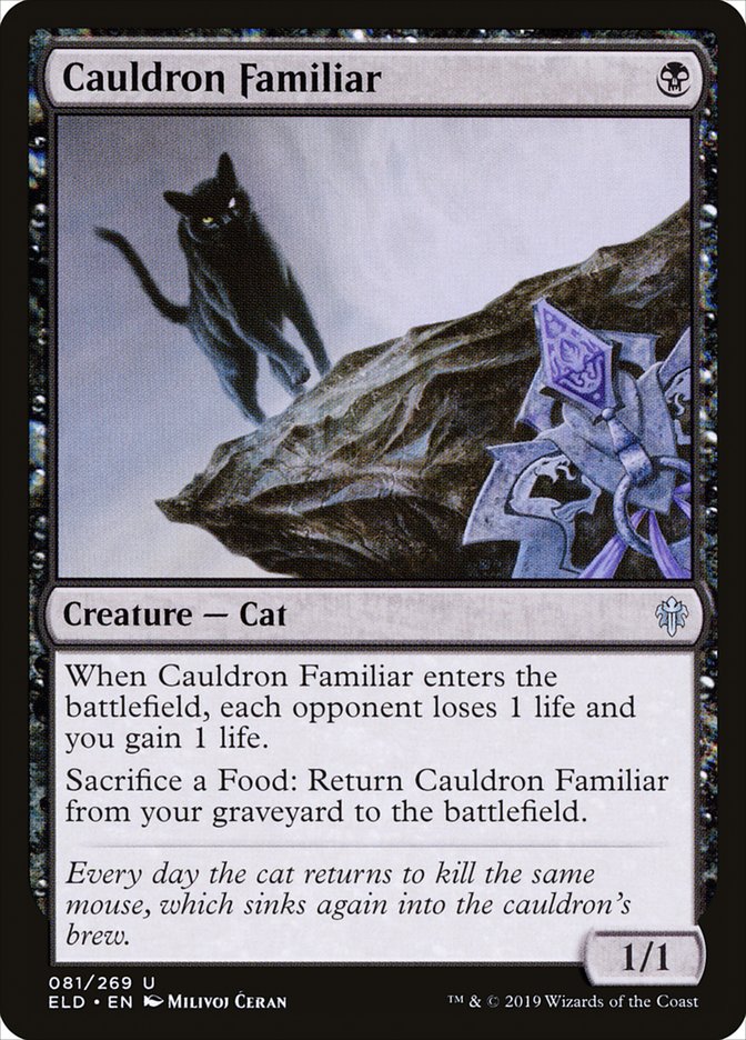 Cauldron Familiar [Throne of Eldraine] | Good Games Cannington