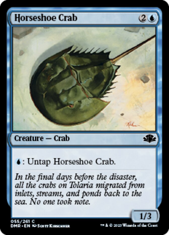 Horseshoe Crab [Dominaria Remastered] | Good Games Cannington