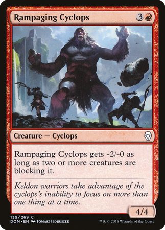 Rampaging Cyclops [Dominaria] | Good Games Cannington