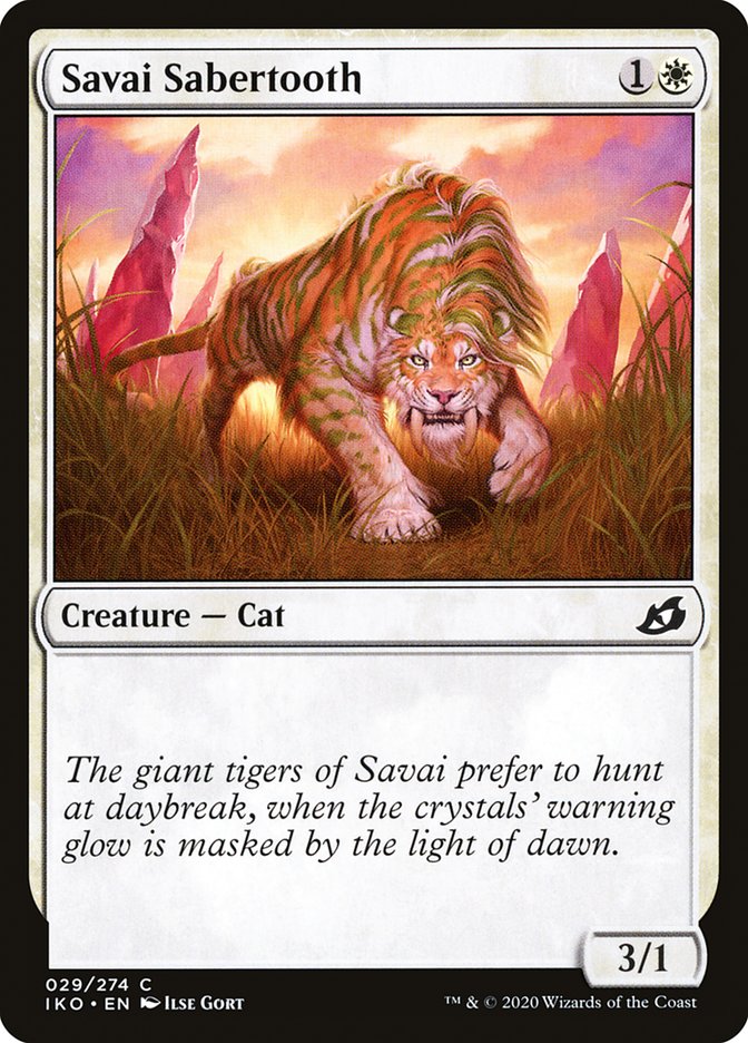 Savai Sabertooth [Ikoria: Lair of Behemoths] | Good Games Cannington
