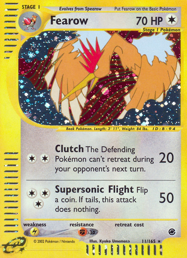 Fearow (11/165) [Expedition: Base Set] | Good Games Cannington