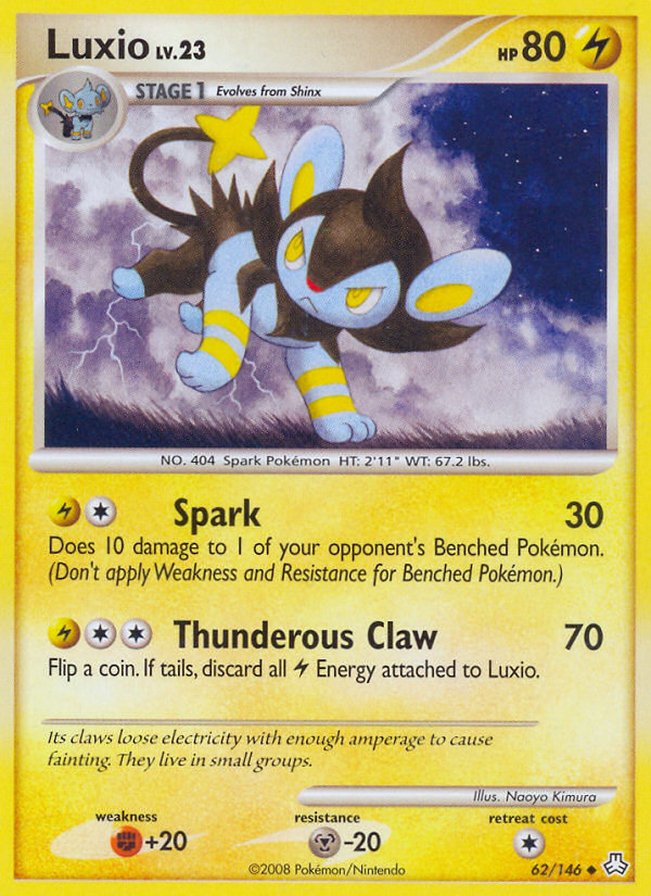 Luxio (62/146) [Diamond & Pearl: Legends Awakened] | Good Games Cannington