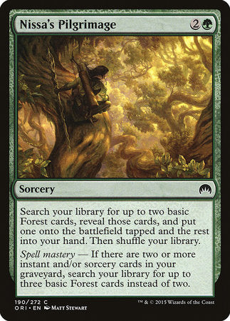 Nissa's Pilgrimage [Magic Origins] | Good Games Cannington
