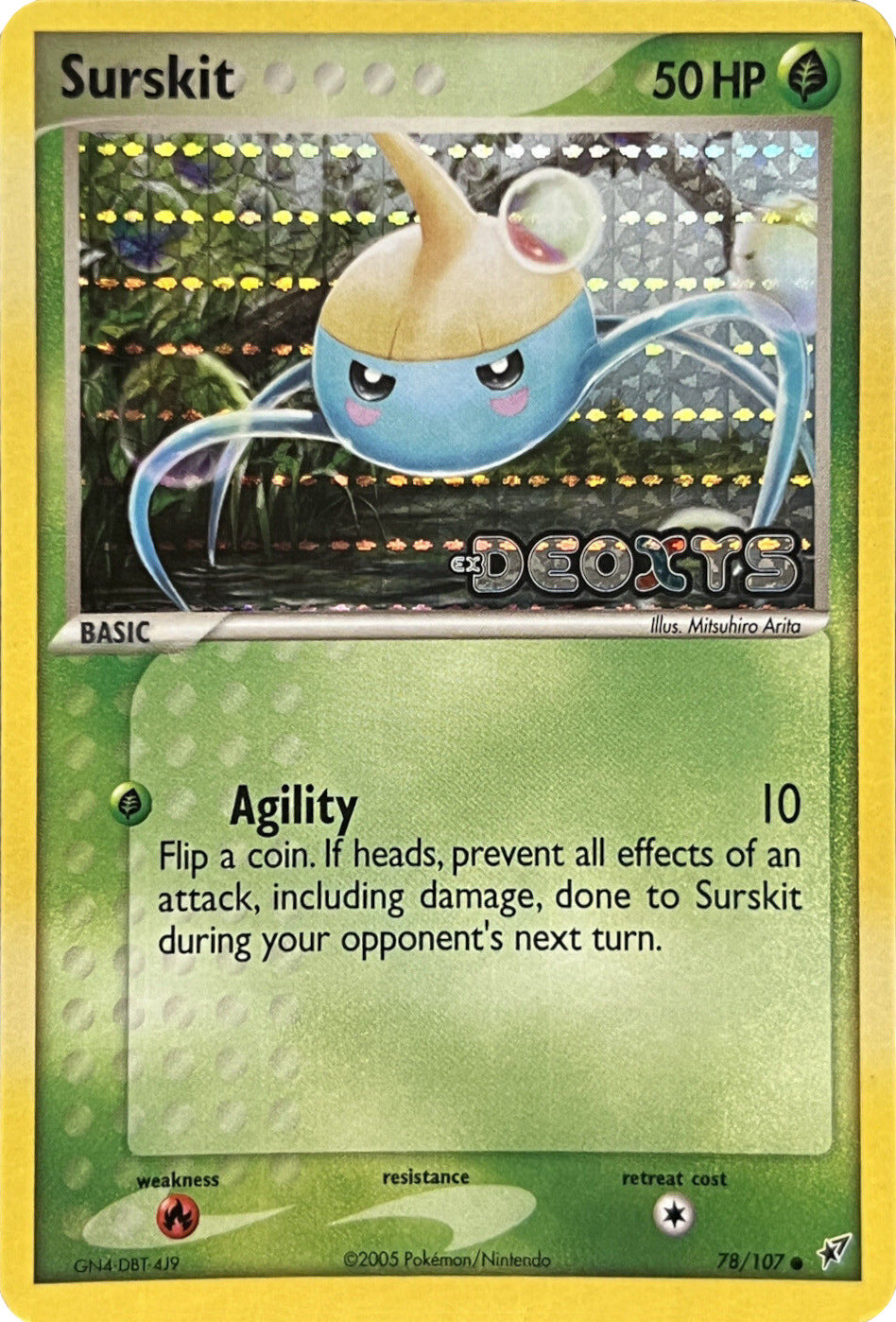 Surskit (78/107) (Stamped) [EX: Deoxys] | Good Games Cannington