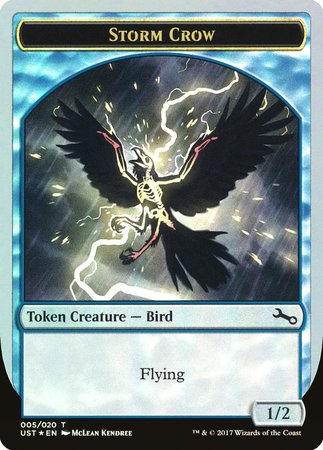 Storm Crow Token [Unstable Tokens] | Good Games Cannington