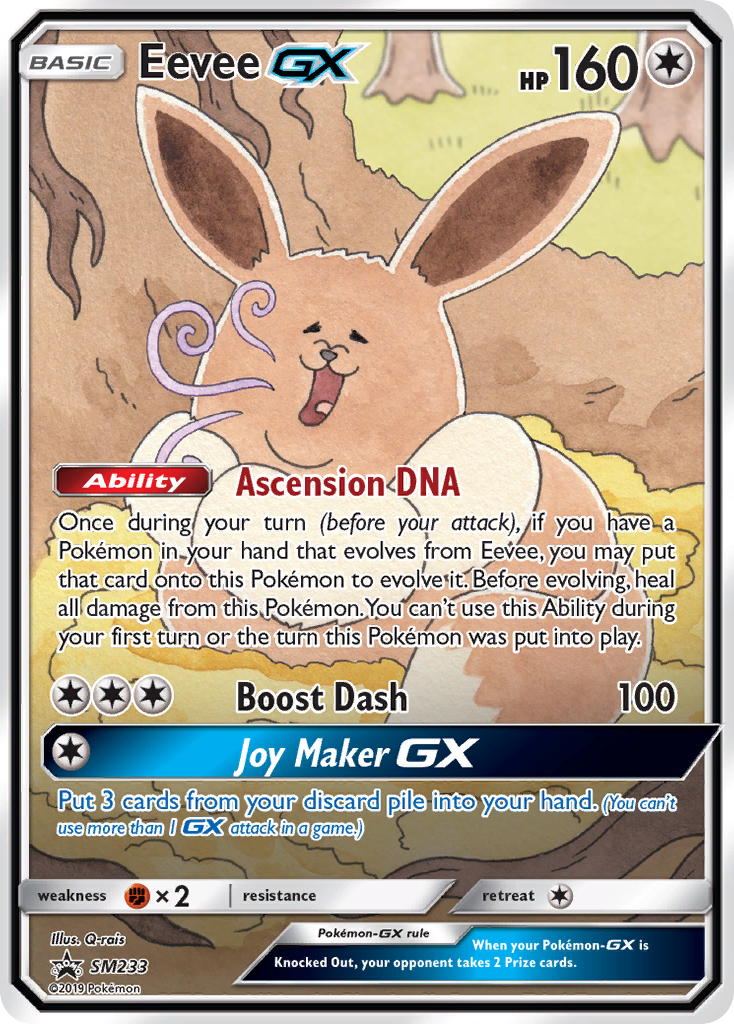 Eevee GX (SM233) [Sun & Moon: Black Star Promos] | Good Games Cannington