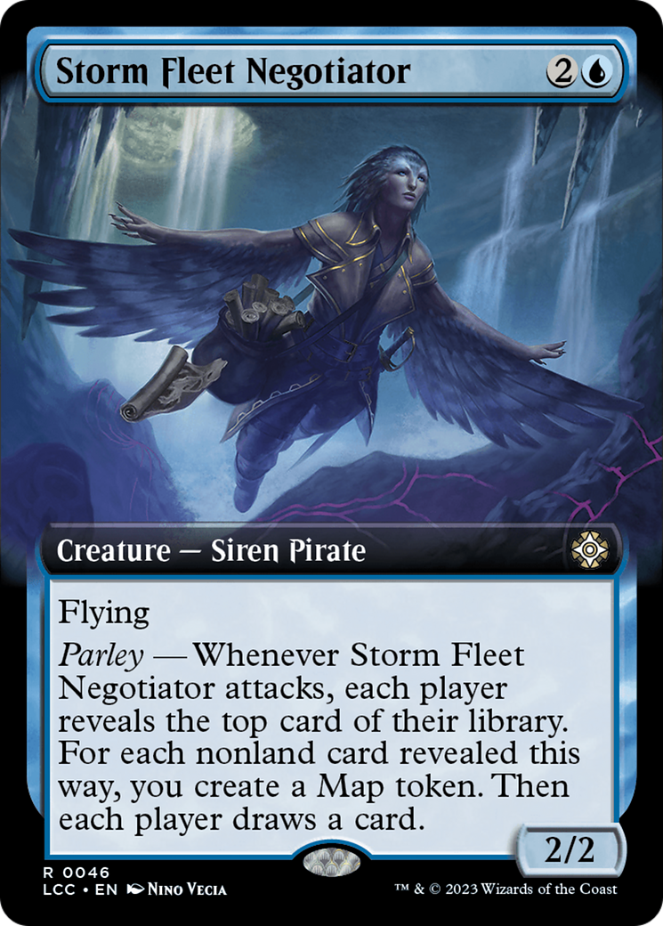 Storm Fleet Negotiator (Extended Art) [The Lost Caverns of Ixalan Commander] | Good Games Cannington