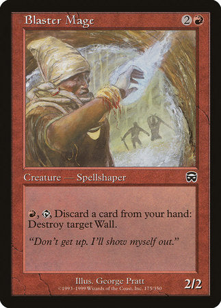 Blaster Mage [Mercadian Masques] | Good Games Cannington