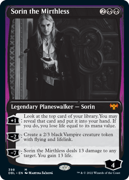 Sorin the Mirthless [Innistrad: Double Feature] | Good Games Cannington
