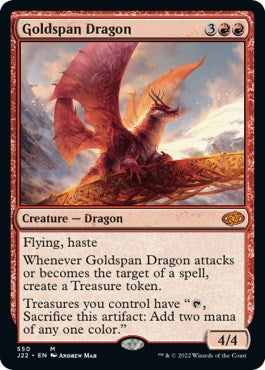 Goldspan Dragon [Jumpstart 2022] | Good Games Cannington