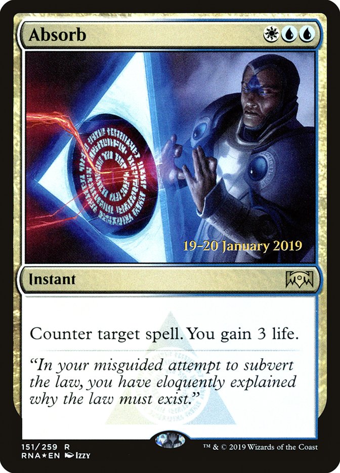 Absorb [Ravnica Allegiance Prerelease Promos] | Good Games Cannington