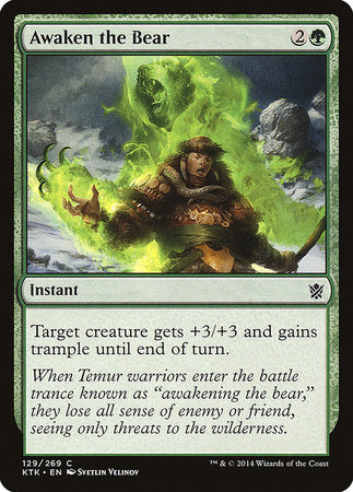 Awaken the Bear [Khans of Tarkir] | Good Games Cannington