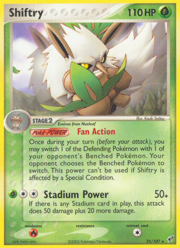 Shiftry (25/107) [EX: Deoxys] | Good Games Cannington