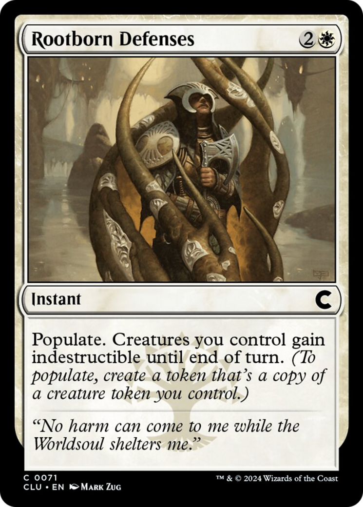 Rootborn Defenses [Ravnica: Clue Edition] | Good Games Cannington