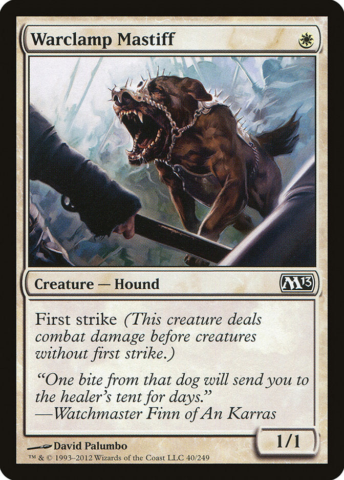Warclamp Mastiff [Magic 2013] | Good Games Cannington