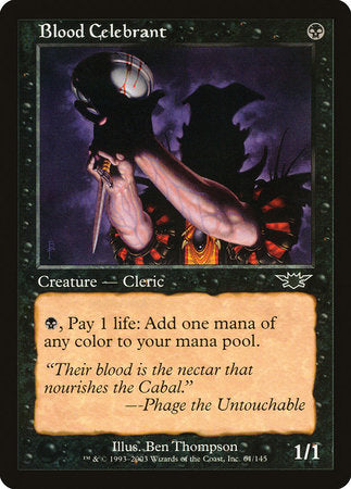 Blood Celebrant [Legions] | Good Games Cannington
