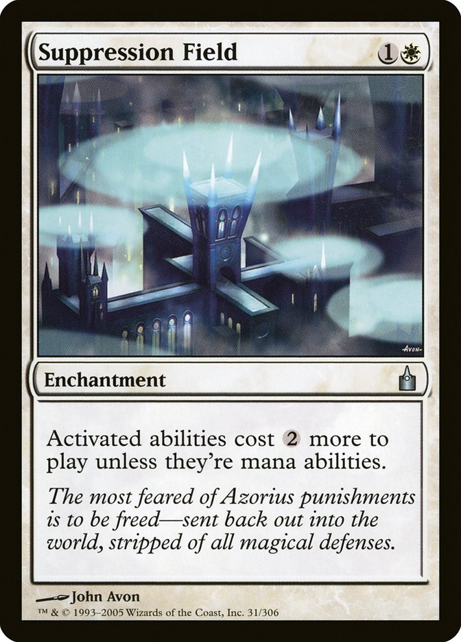 Suppression Field [Ravnica: City of Guilds] | Good Games Cannington