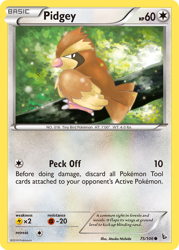 Pidgey (75/106) [XY: Flashfire] | Good Games Cannington