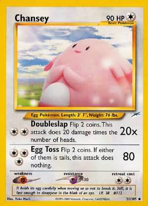 Chansey (31/105) [Neo Destiny Unlimited] | Good Games Cannington