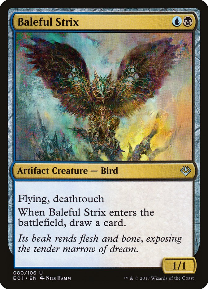 Baleful Strix [Archenemy: Nicol Bolas] | Good Games Cannington