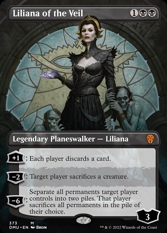 Liliana of the Veil (Borderless) [Dominaria United] | Good Games Cannington