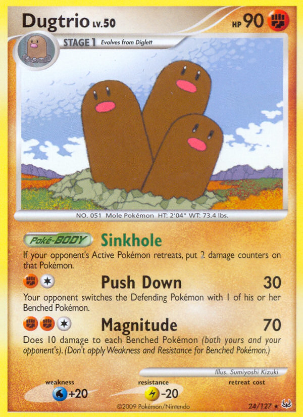 Dugtrio (24/127) [Platinum: Base Set] | Good Games Cannington
