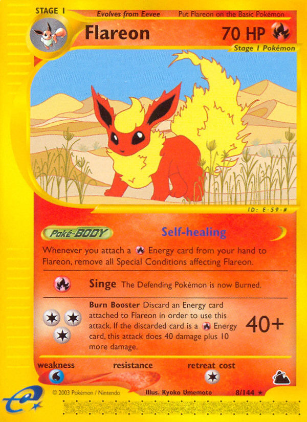 Flareon (8/144) [Skyridge] | Good Games Cannington