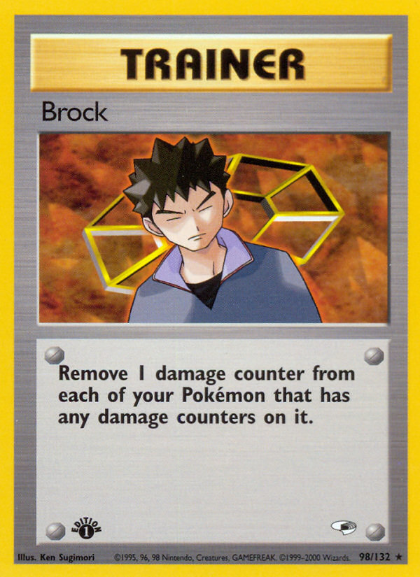 Brock (98/132) [Gym Heroes 1st Edition] | Good Games Cannington