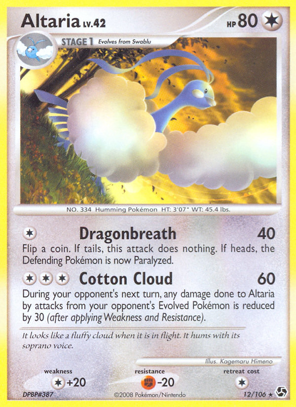 Altaria (12/106) [Diamond & Pearl: Great Encounters] | Good Games Cannington