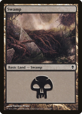 Swamp (241a) [Zendikar] | Good Games Cannington
