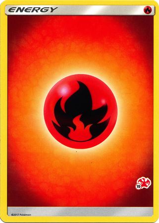 Fire Energy (Charizard Stamp #19) [Battle Academy 2020] | Good Games Cannington