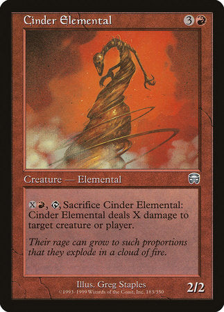 Cinder Elemental [Mercadian Masques] | Good Games Cannington