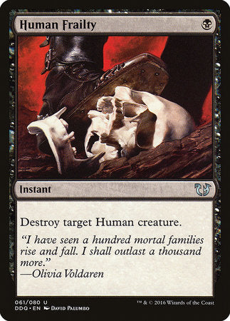 Human Frailty [Duel Decks: Blessed vs. Cursed] | Good Games Cannington