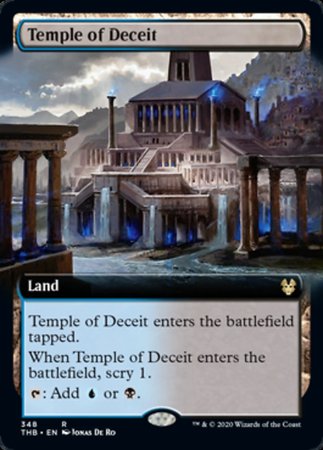 Temple of Deceit (Extended Art) [Theros Beyond Death] | Good Games Cannington