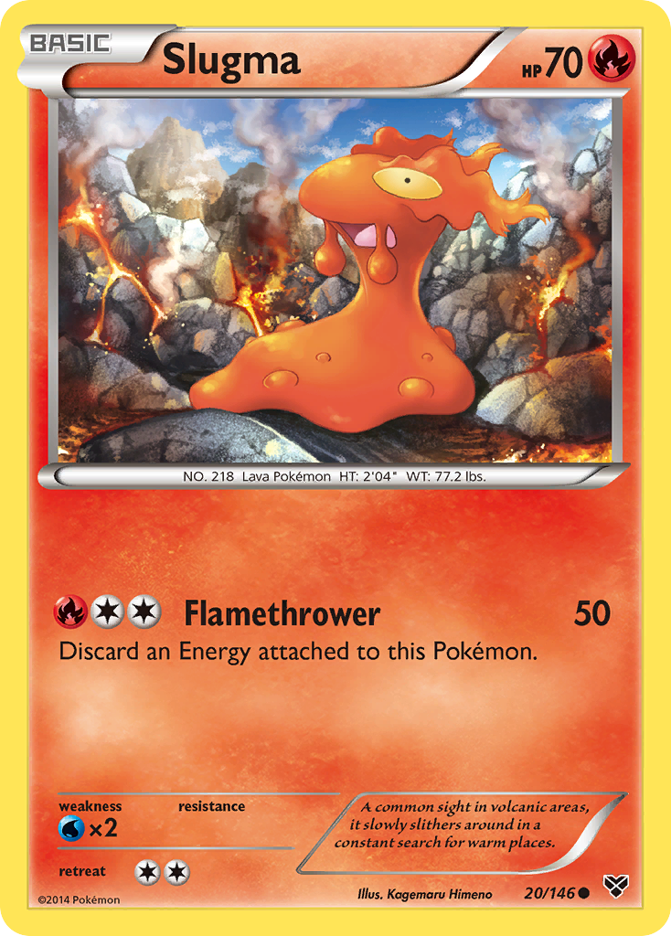 Slugma (20/146) [XY: Base Set] | Good Games Cannington