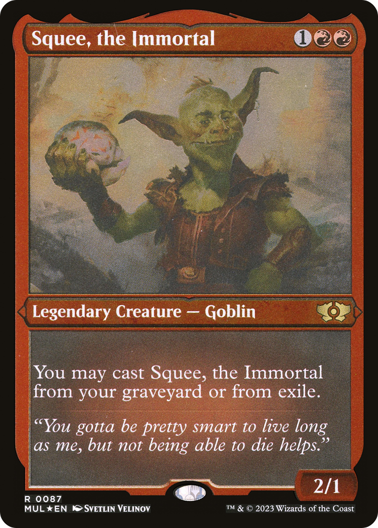 Squee, the Immortal (Foil Etched) [Multiverse Legends] | Good Games Cannington