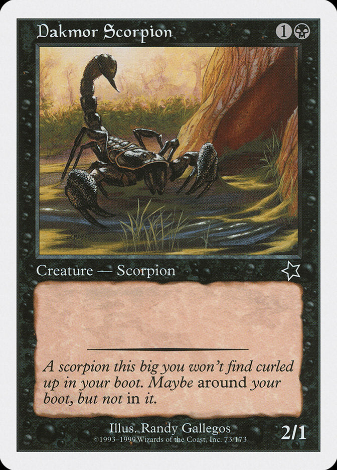 Dakmor Scorpion [Starter 1999] | Good Games Cannington