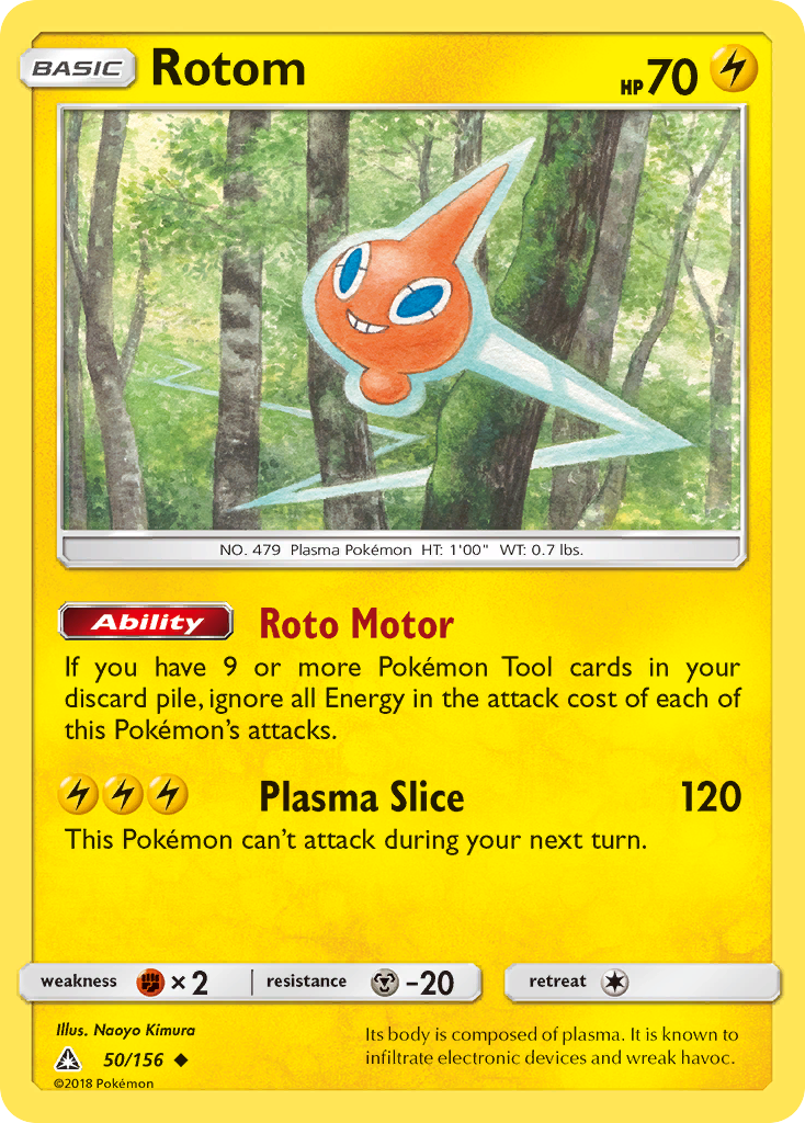 Rotom (50/156) [Sun & Moon: Ultra Prism] | Good Games Cannington