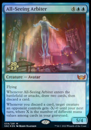 All-Seeing Arbiter [Streets of New Capenna Prerelease Promos] | Good Games Cannington